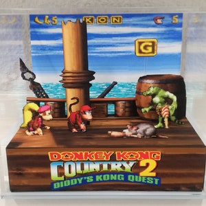 Donkey Kong Country 2 Cube Diorama
