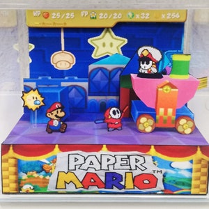 Paper Mario 64 Cubo Diorama