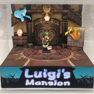 Luigis Mansion Cubo Diorama