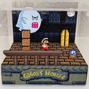 Super Mario World Cube Diorama