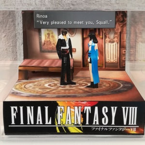Final Fantasy VIII Rinoa y Squall Würfel-Diorama