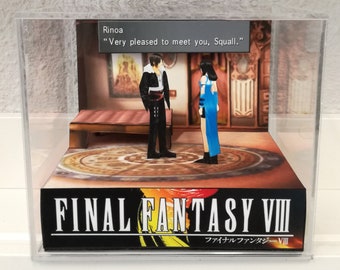 Final Fantasy VIII Rinoa y Squall Cube Diorama