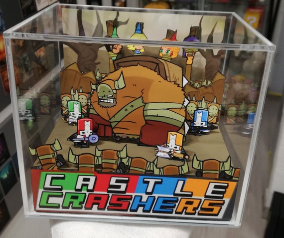 Diorama Del Cubo De Castle Crashers 