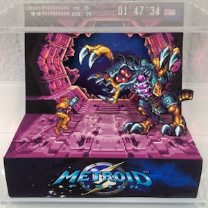 Metroid Fusionswürfel Diorama