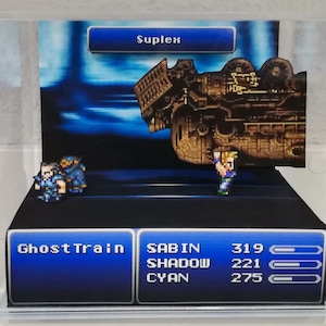 Final Fantasy VI SUPLEX Diorama cúbico