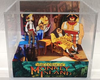 Monkey Island 3 Cube Diorama