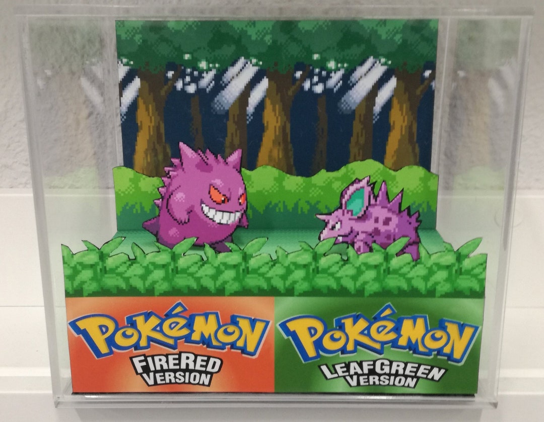 Pokemon Firered and Leafgreen Mewtwo Pokemon Diorama - Sweden