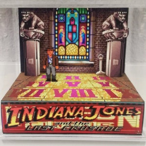 Indiana Jones and the Last Crusade Cube Diorama