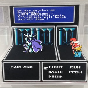 Final Fantasy I Garland Cube Diorama