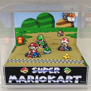 Diorama cubo Super Mario Kart