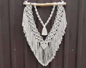 Macrame wall hanging, Macrame mural, Macrame wall tapestry, Bohemian bedroom wall decor,  Boho chic wall decor, Woven tapestry, Headboard