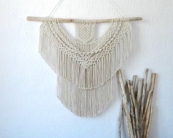 Large macrame wall hanging, large macrame backdrop, boho wall decor, wall tapestry, housewarming gift, macrame headboard, bedroom decor