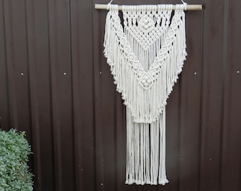 Macrame Wall Hanging, Boho Wall Art, Macrame Wall Decor, Macrame Mural, Bedroom Decor, Boho Decorations, Over Bed Tapestry