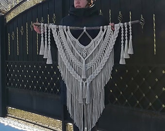 Macrame Wall Hanging, Bohemian Woven Boho Wall Decor, Woven Tapestry, Mother day gift, Bohemian Home Decor, Housewarming gift