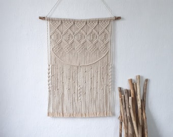 Macrame wall hanging boho wall decor bedroom decor boho headboard over the bed decor macrame mural housewarming gift macrame wall art