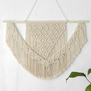 Macrame Wall Hanging, Bedroom Wall Decor, Macrame Headboard, Boho Macrame Wall Art, Wall Decorations, Macrame Home Decor, Housewarming gift