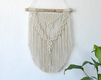 Macrame Wall Hanging, Boho Wall Tapestry, Macrame Over the Bed, Woven Macrame, Above Bed Art, Woven Wall Hanging, Macrame Mural, Headboard