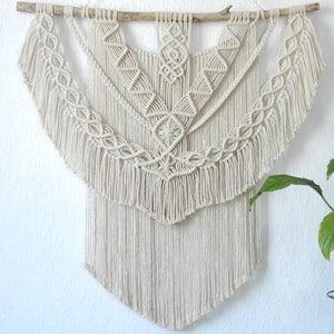 Macrame wall hanging, macrame wall art, macrame headboard, macrame mural, above bed decor, boho chic wall art, housewarming, Gift for home