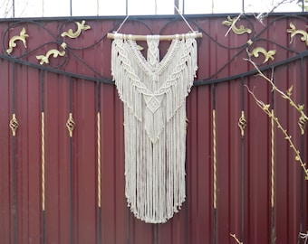 Macrame wall hanging Macrame wall art Boho wall decor Macrame wall panel Tapestry mural Macrame decor Bohemian decoration Christmas gift