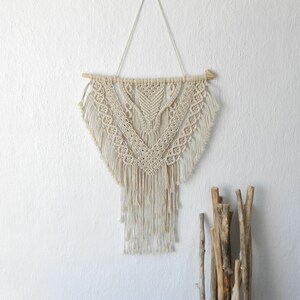 Large macrame wall hanging Boho macrame tapestry living room over bed Handmade original macrame wall hanging art interior home decor