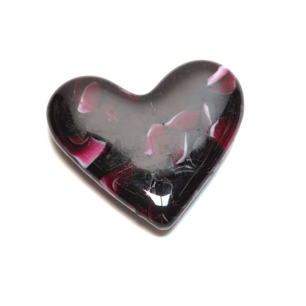 Fused Glass Heart, Handmade Pocket Heart, Pocket Hug, Thinking of You Gift, Sympathy Gift for Sister in Law Birthday