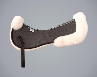 Coussin de selle en fausse fourrure | Housse de siège souple en peau de mouton artificielle | Housse de selle d'équitation