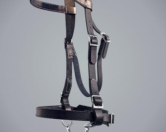 Leather Dressage Bridle for Horse | Handmade English Riding Bridle | Equestrian Tack | Leather Horse Tack