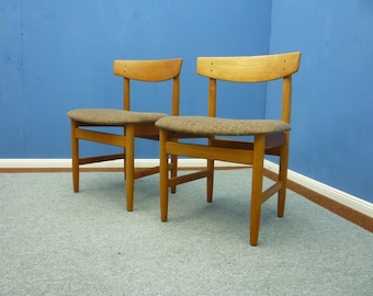 Danish Chairs by Børge Mogensen for Søborg Møbelfabrik, 1960s,