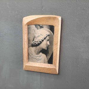 Anthroposophical picture frame made of linden wood, 1930s design