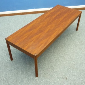 Danish teak coffee table by Magnus Olesen for Durup Denmark 60s Scandinavian Design Furniture Modern Coffee Table