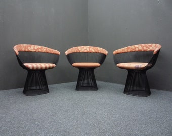 3 Warren Platner Chairs by Knoll International 80s