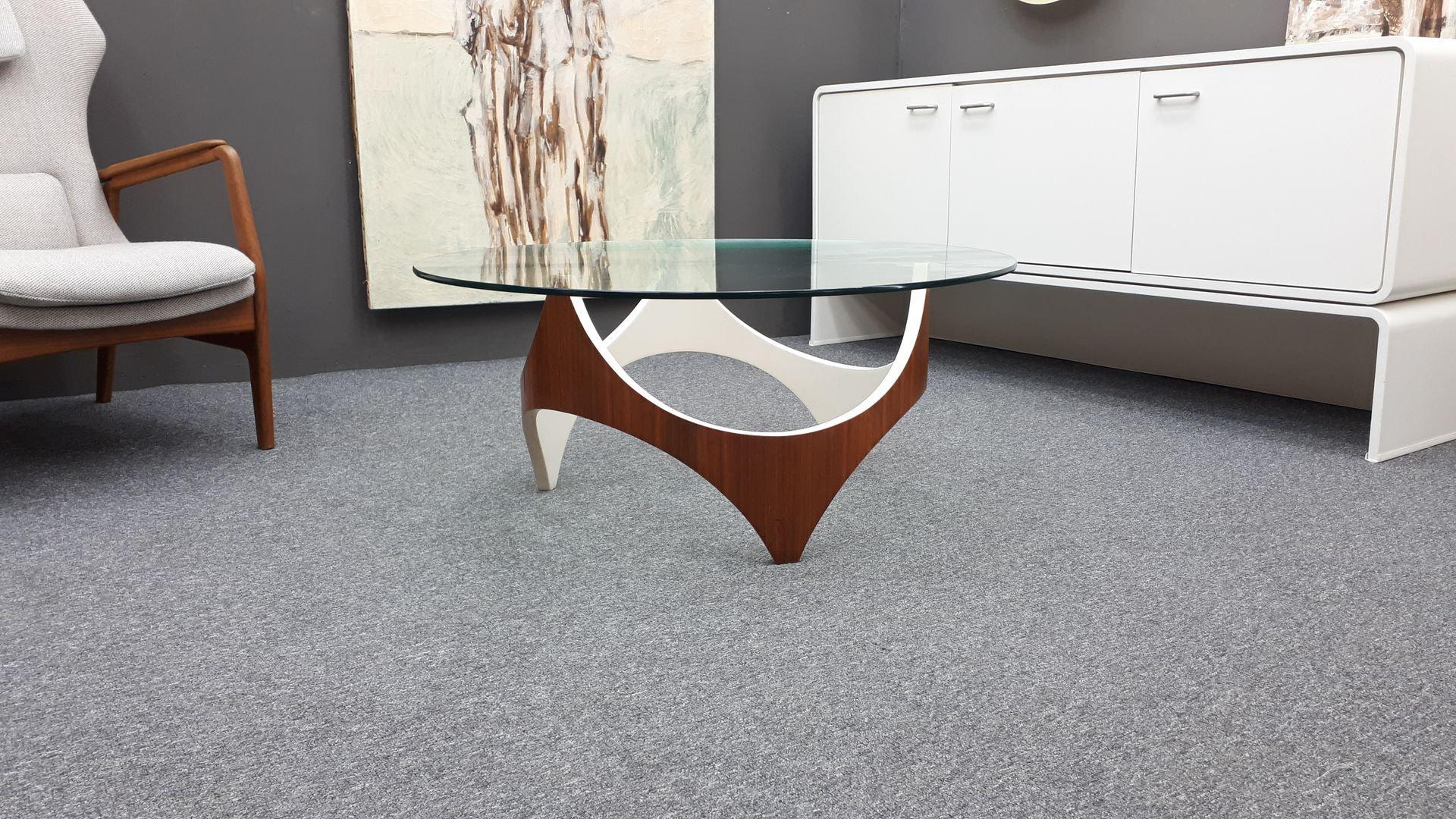 Space Age Coffee Table by Henry Peter Glass 60s Design - Etsy
