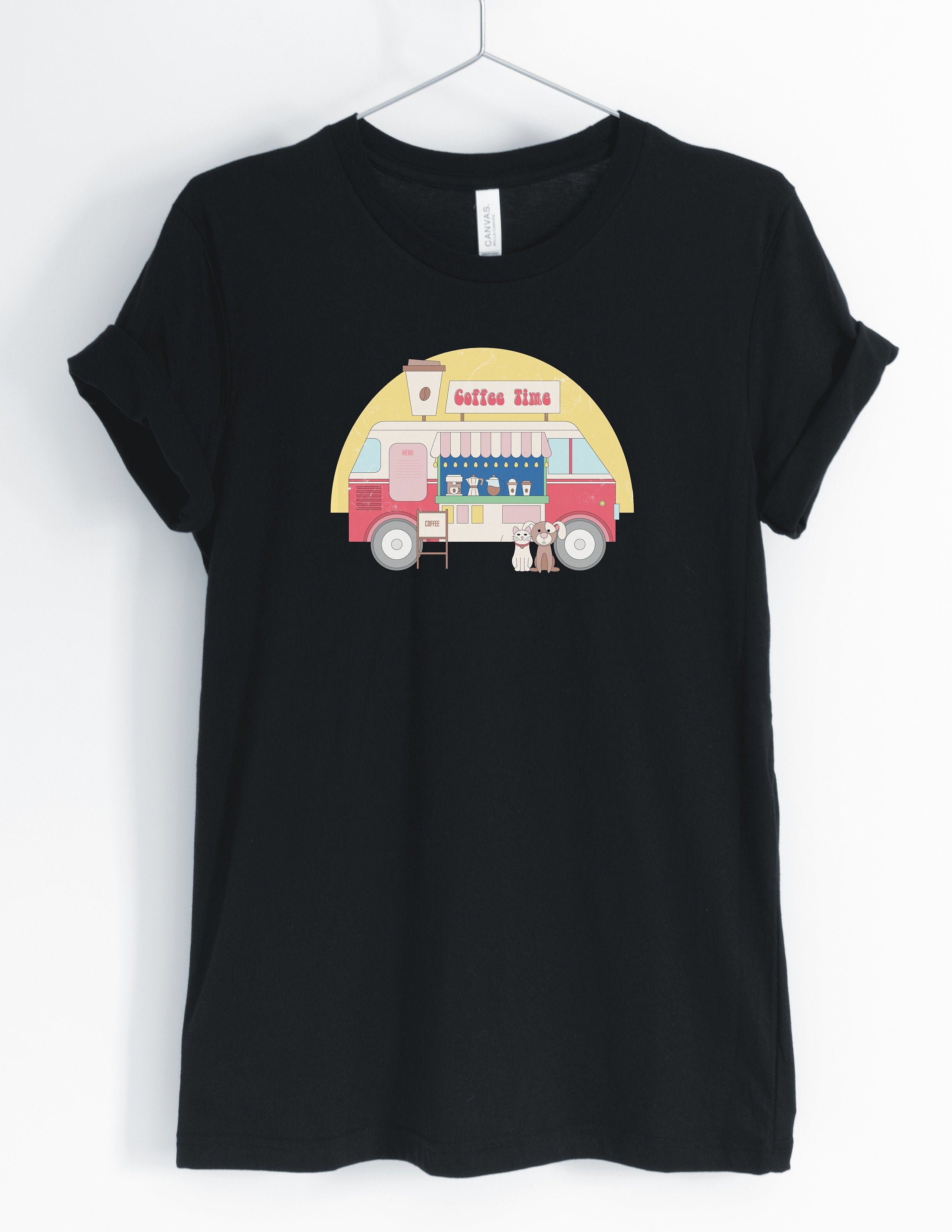 Coffee Truck T-Shirt Coffee To Go Coffee Trip Coffee Bus | Etsy