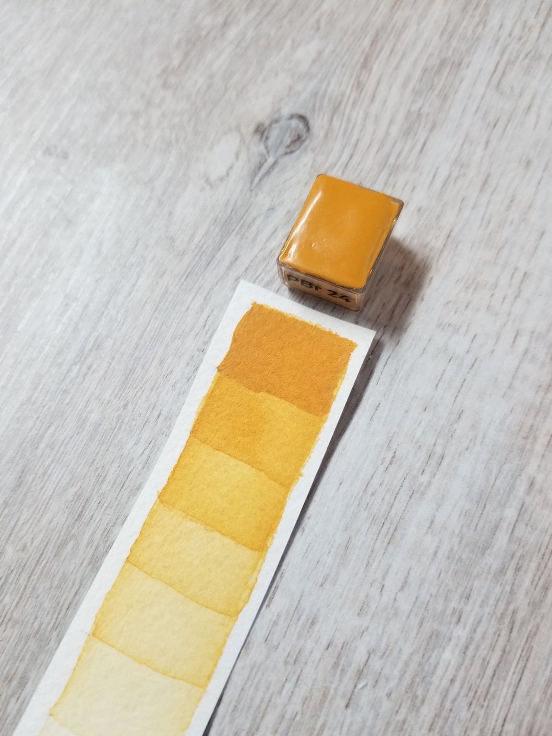 NAPLES YELLOW Handmade Watercolor Paint Selah Paint Co. Etsy