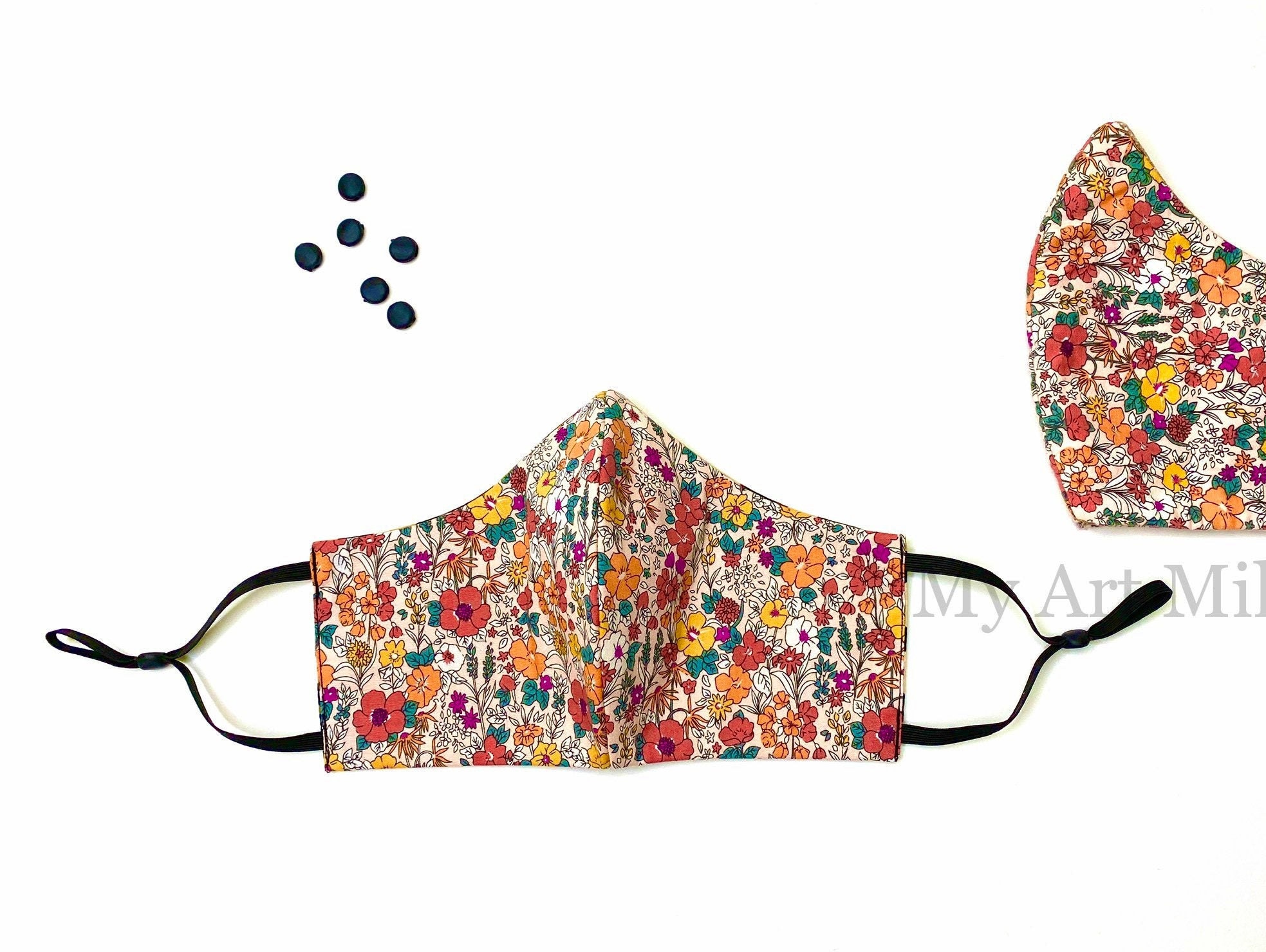 Face Mask 3 Layer Adjustable Reusable Washable Face Mask Australia