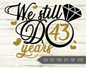 43rd anniversary gifts for parents