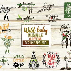 Boho Baby Bundle Svg. Wild Kid Svg. Adventure Shirts Svg. Camping Svg Designs. Boho Svg. Arrow, Veer, Stam. Onesie, Shirt Boy, Meisje