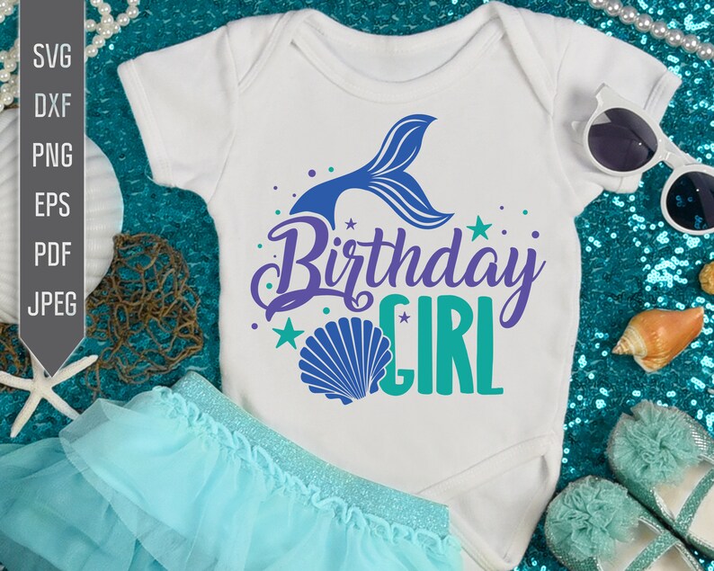 Free Free 84 Mermaid Birthday Shirt Svg SVG PNG EPS DXF File