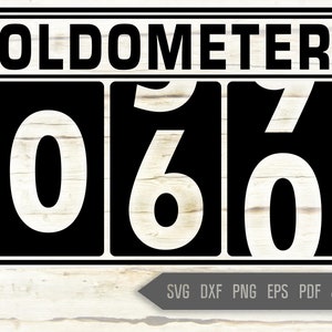 60e anniversaire Svg. Oldometer Svg. Man Birthday Svg. Sixty Years Svg. Birthday Boy Svg. Car Svg. Odometer Svg. Cricut, Silhouette, dxf, eps