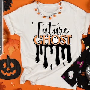 Future Ghost Svg. Halloween Svg. Cute Ghost Spider Bat Dxf, Eps, Png, Jpg, Pdf-bestand Downloads. Griezelige Svg. Cricut, Silhouette Designs.