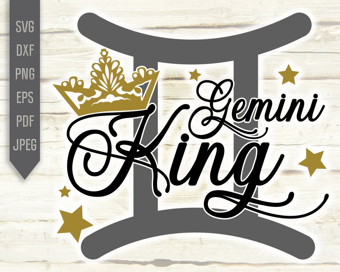 Gemini Svg Png Dxf Zodiac Twins Instant Digital Download 2DB