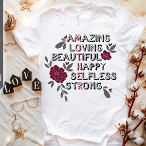 Mamma Definizione Svg. Mamma Svg. Incredibile, Amorevole, Bella, Felice, Altruistica, Forte Svg. Mamma Svg. T Camicia festa della mamma. Cricut