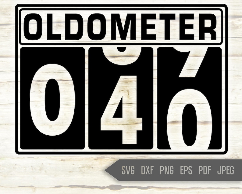 Download 40th Birthday Svg. Oldometer Svg. Man Birthday Svg. Forty ...