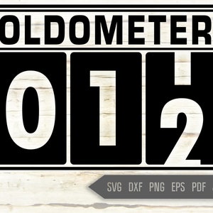 12e verjaardag Svg. Oldometer Svg. Man Verjaardag Svg. Twaalf jaar Svg. Birthday Boy Svg. Car Svg. Kilometerteller Svg. Cricut Silhouet dxf, eps