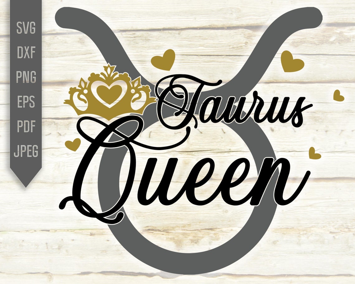 Download Taurus Queen Svg. Zodiac Sign Svg. Horoscope Svg. Taurus ...