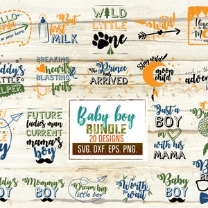 Baby Boy Svg Bundle. Kleine junge Bundle Svg. Neugeborenen junge Svg. Baby-Dusche Svg. junge ersten Geburtstag Svg. Baby Bib Svg. Cricut, Silhouette, Dxf