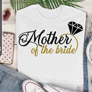 Mutter der Braut Svg. Hochzeit Svg. Braut Team Svg. Hochzeit Rollen Svg. Hochzeitsparty Svg. Cricut, Silhouette, Eisen auf, Dxf, Eps, Png, Pdf
