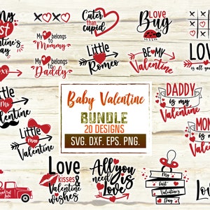 Pacote Svg do Dia dos Namorados. Meu Primeiro Dia dos Namorados Svg. Primeiro Dia dos Namorados SVG. Amor SVG. Coração SVG. Valentine Onesie Svg. Camisa de bebê Svg.