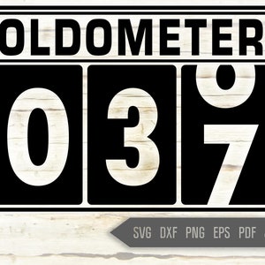 37e anniversaire Svg. Oldometer Svg. Man Birthday Svg. Thirty Seven Years Svg. Birthday Boy Svg. Car Svg. Odometer Svg. Cricut, Silhouette, dxf
