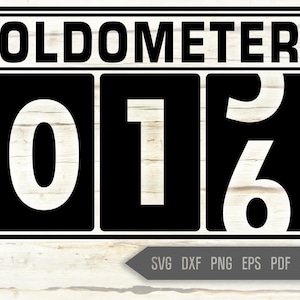 16. Geburtstag Svg. Oldometer Svg. Mann Geburtstag Svg. sechzehn Jahre Svg. Geburtstag junge Svg. Auto Svg. Odometer Svg. Cricut Silhouette dxf, eps